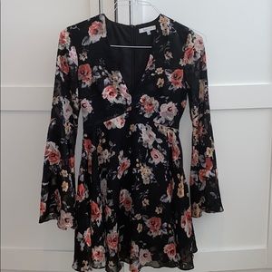 Floral print dress
